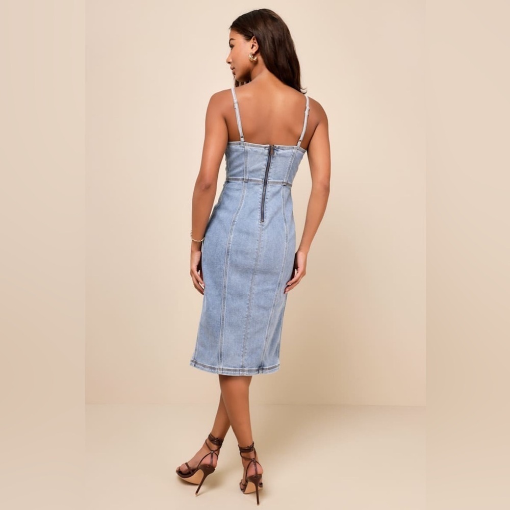 GISELLE denim dress / Steve Madden (2) - Picture 3 of 10